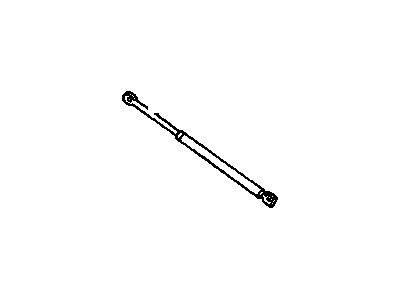 16604428 GM Strut Rod, Yellow, Rear Illustration 1 of 1