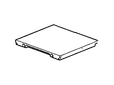 Chevy 25918242 COVER,REAR COMPARTMENT FRONT CARPET OPENING(INCLUDES 16-18)(CASHMERE)