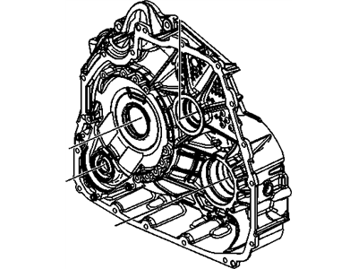 GMC 24257330 HOUSING,TORQUE CONVERTER & DIFFERENTIAL(FOR FWD TRANS REGULAR PRODUCTION OPTION MH2,M7W,M7V,SERVICE TOGETHER WITH 19258265)(4.115)