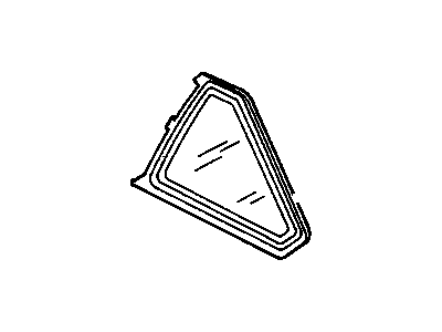 10102522 GM Glass, Passenger Side Illustration 1 of 1
