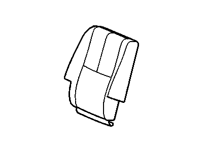GMC 25931398 COVER,REAR SEAT BACK(TITANIUM)
