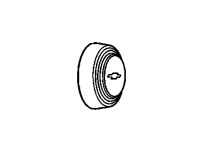 15668553 GM Hub Cap, Black Illustration 1 of 1