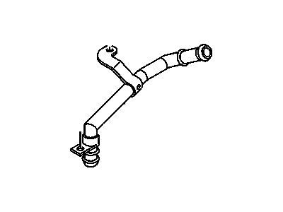 GM 97311089 Pipe, Heater 97311089 GM Pipe, Heater Illustration 1 of 1