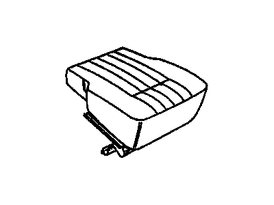 Pontiac 89042618 COVER,REAR SEAT CUSHION(GRAY)(CARPET IS THIN/SMOOTH BACKING)(FOR 1ST DESIGN SEE 88896752)
