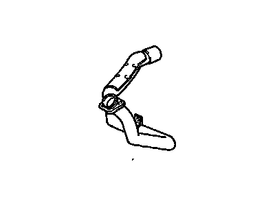 15531894 GM Front Pipe Illustration 1 of 1
