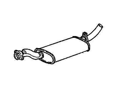 GMC S15 Muffler - 15618163