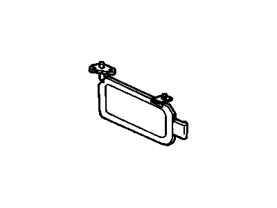 GM 15168994 Sunshade, Sunshade 15168994 GM Sunshade, Sunshade Illustration 1 of 1