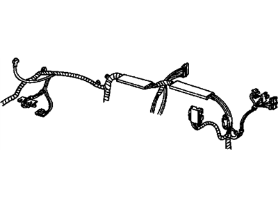 GM 12101918 Connector, Black 12101918 GM Connector, Black Illustration 1 of 1