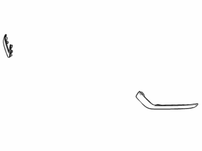 Cadillac 84733028 GRILLE PKG,FRONT OUTER(INCLUDES 2,3)(BLACK)(INSTALL 0.80)(0.04 KG)