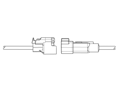 Chevy 19368140 CONNECTOR KIT,ENGINE WIRING HARNESS(FUEL INJECTOR 2)(BLACK)(WIRE SIZE 2.5MM2)(2-WAY FEMALE)(W/LEADS)(SIDE ELECTRIC CODE: Q17B)