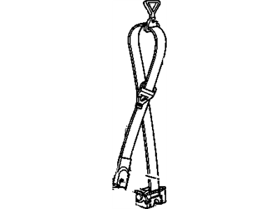 Chevy Lumina APV Seat Belt - 12510644