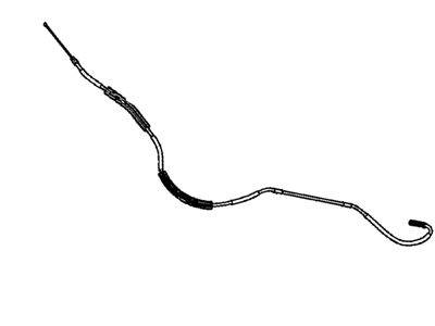 Chevy 25864664 Rear Cable