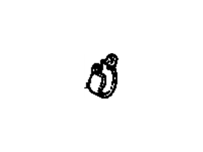 GMC 10105861 SHIELD,SPARK PLUG WIRE(USED AT LH FRONT)(23MM LONG)