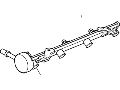 Pontiac Fuel Rail - 12590984