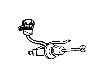 Chevy Corvette Clutch Master Cylinder - 12564455