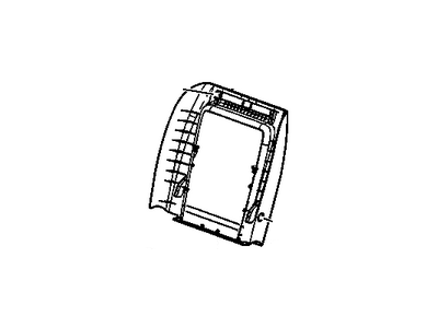 GM 15794410 Panel, Front Seat Back 15794410 GM Panel, Front Seat Back Illustration 1 of 1