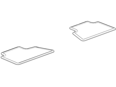 GM 23222328 Mat Package, Rear Floor(Carpet Insert), Jet Black 23222328 GM Mat Package, Rear Floor(Carpet Insert), Jet Black Illustration 1 of 1