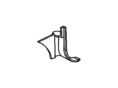 Chevy 15009360 PANEL,BODY HINGE PILLAR TRIM(INCLUDES 19,21)(PEWTER)