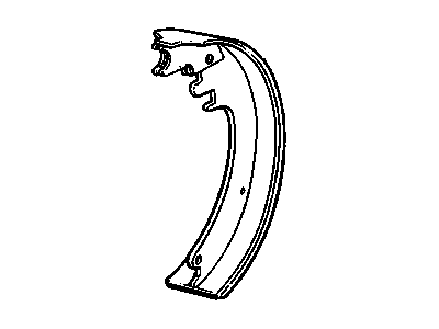 Chevy Express 2500 Parking Brake Shoes - 18023341