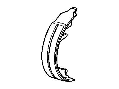 Chevy K3500 Parking Brake Shoes - 18029651