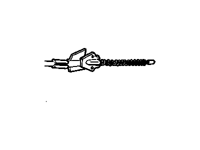 GMC G3500 Parking Brake Cable - 15707544