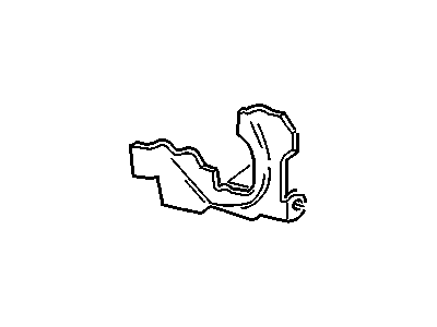 24502934 GM Converter Shield, Front Illustration 1 of 1