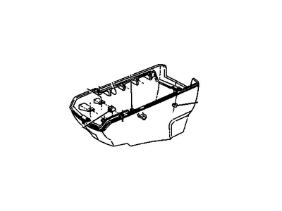 GMC K1500 Center Console Base - 12545955