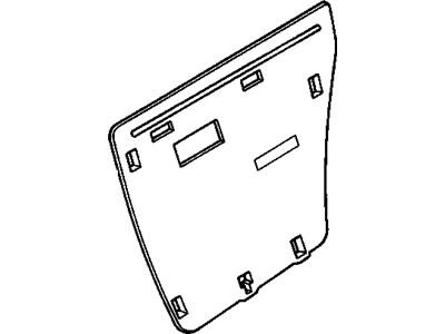Cadillac 25670520 Water Deflector