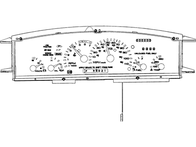 Oldsmobile Silhouette Speedometer - 16218133
