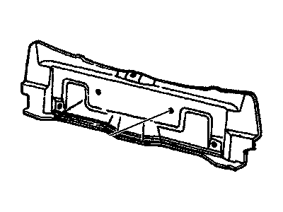 Buick 25602819 Rear Panel Trim