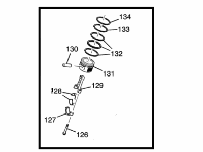 Chevy 12575630 Piston