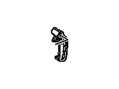 GM 15741109 Release Handle 15741109 GM Release Handle Illustration 1 of 1