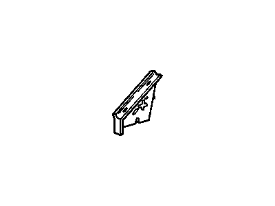 GM 10226716 Cover Gasket, Rear Passenger Side 10226716 GM Cover Gasket, Rear Passenger Side Illustration 1 of 1