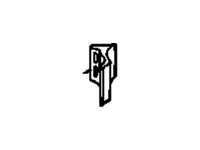 GM 16506959 Baffle, Driver Side 16506959 GM Baffle, Driver Side Illustration 1 of 1