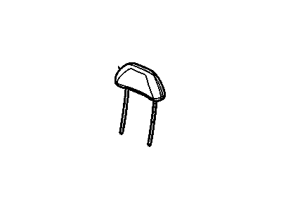 GMC 88977071 RESTRAINT,DRIVER SEAT HEAD(INCLUDES 65)(NEUTRAL)
