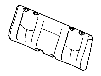 Chevy 12380805 COVER,FRONT SEAT BACK(NEUTRAL)