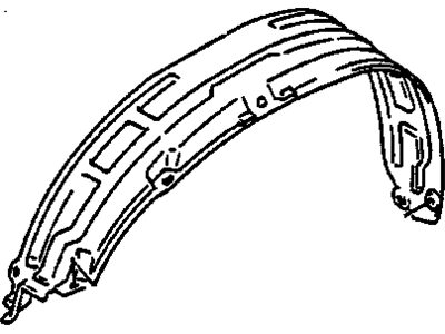 Chevy Tracker Fender Splash Shield - 96064462