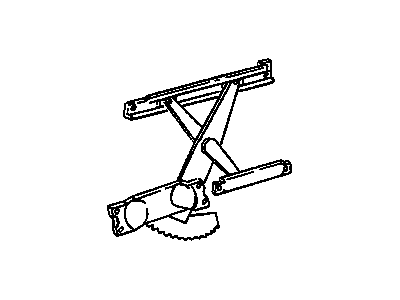 16633099 GM Window Regulator, Front Driver Side Illustration 1 of 1
