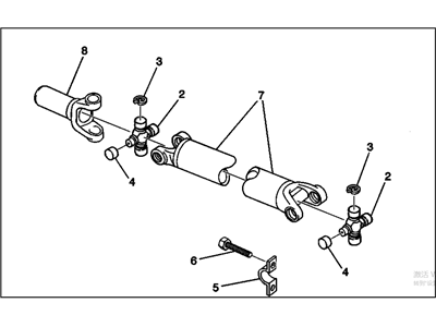 GMC Syclone Drive Shaft - 7844401