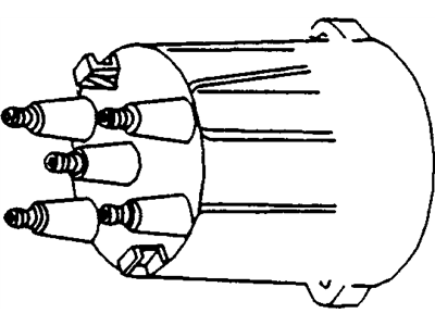 Oldsmobile Distributor Cap - 19110940