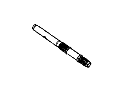 19133025 GM Shaft, Transfer Case Shift Control Illustration 1 of 1