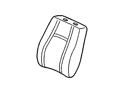 GMC 89042418 COVER,DRIVER SEAT BACK(CASHMERE)(SEAT BACK TRIM BOTTOM TOEKICK=CLOTH/LTHR)(FOR 2ND DESIGN SEE 19151402)