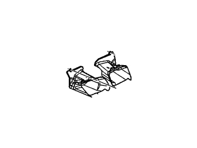 GM 10423209 Air Inlet Duct, Passenger Side 10423209 GM Air Inlet Duct, Passenger Side Illustration 1 of 1