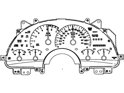 Pontiac 16194292 Instrument Cluster