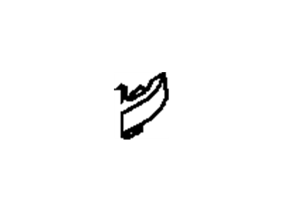 GM 22570534 Panel, Passenger Side 22570534 GM Panel, Passenger Side Illustration 1 of 1