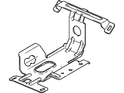 12474481 GM Bracket, Electronic Brake Control Illustration 1 of 1