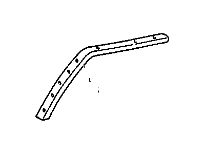 Chevy 10281099 Run Weatherstrip Retainer