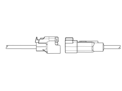 Chevy 19330904 CONNECTOR KIT,ENGINE WIRING HARNESS(HEATED OXYGEN SENSOR - BANK 2 SENSOR 2)(BLACK)(4-WAY FEMALE)(W/LEADS)(SIDE ELECTRIC CODE: B52F)