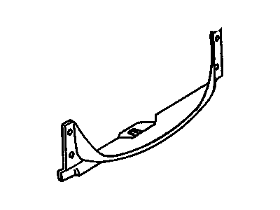 GM 3527308 Rear Trim Panel 3527308 GM Rear Trim Panel Illustration 1 of 1