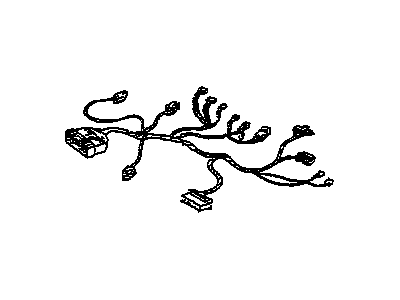 Chevy 12092248 CONNECTOR,INSTRUMENT PANEL WIRING HARNESS EXTENSION(BLACK)(23-WAY MALE)(W/O LEADS)